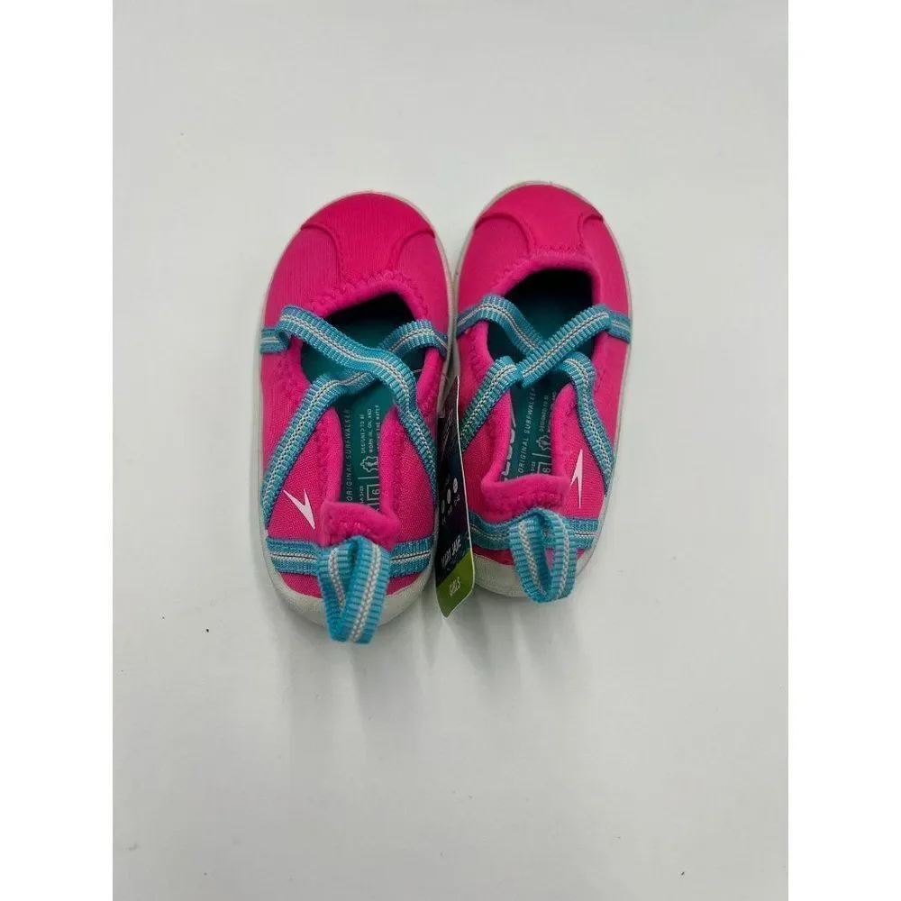 Brand New Speedo Swim Shoes Toddler‎ Girl Size 5 Color Pink